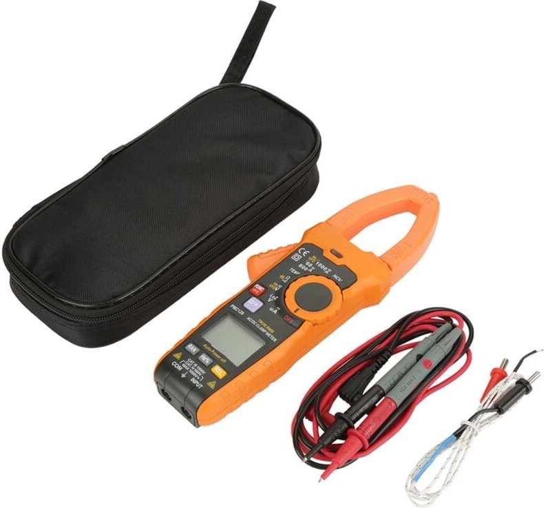 Peakmeter PM2128 Tragbares digitales AC/DC-Spannungsstrom-Zangenmessgert für Widerstand und Kapazitt - Eosnow