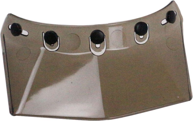 Eosnow Universelles 5-Snap-Visier für Open-Face-Motorradhelm