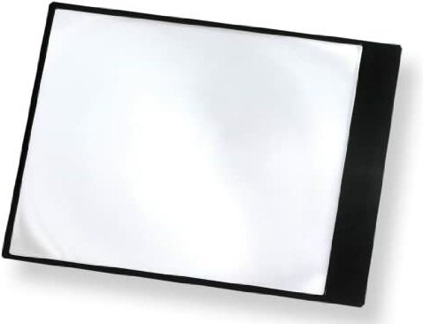 Carson MagniSheet Fresnel-Lupe 2x in flexibler Lamellenform, Seitengröße