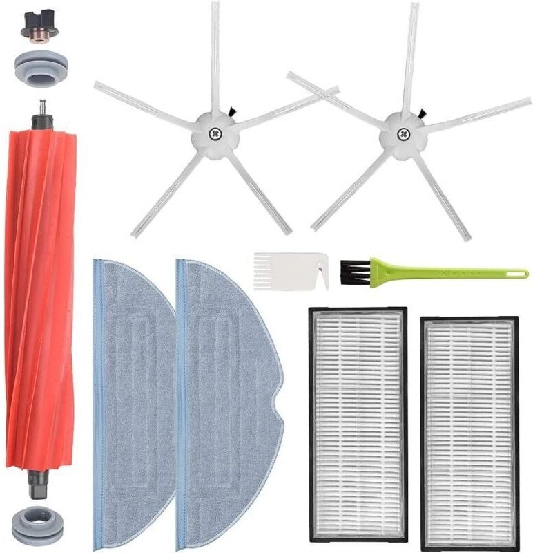 Zubehör für Roborock S7 S7 Plus S7+ S7 Maxv Ultra T7S T7S Plus Saugroboter, Ersatzteile einschließlich Hauptbürste, Rein...