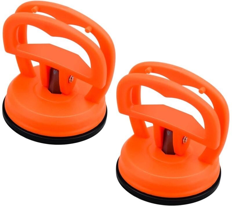 Saugnapf zur Dellenentfernung am Auto (orange - 2 Stück)