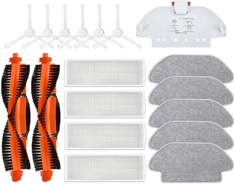 Für Roboterstaubsauger Zubehör Hauptseitenbürste Filter Mopp