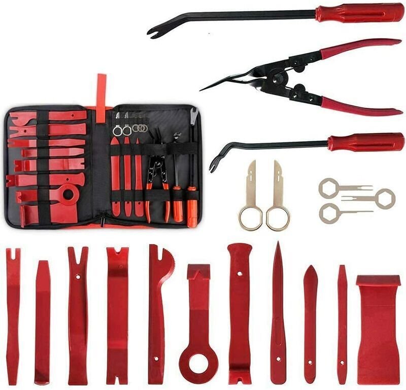 Linghhang - 19-teiliges Universal-Auto-Trimm-Entfernungswerkzeug-Kit Autotür-Panel-Dashboard-Entfernungswerkzeug