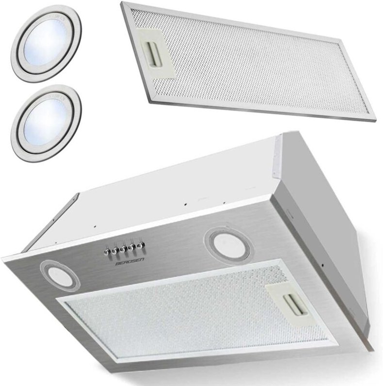 Unterbau dunstabzugshaube 60 cm edelstahl be 50