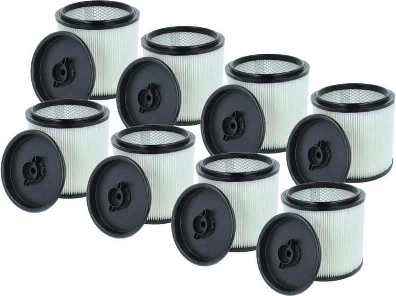 vhbw 8x Faltenfilter kompatibel mit Einhell TE-VC 2350 SACL, 2350 SACL EX CH, 2350 SACL EX UKCA Nass- & Trockensauger - ...