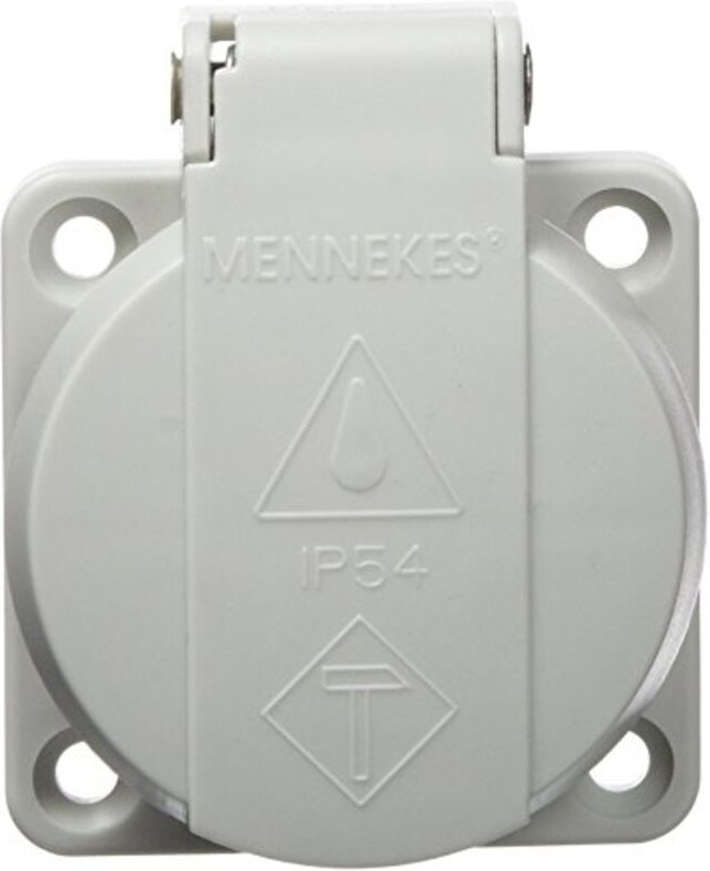 Mennekes Schuko-Anbau-Steckdose 16A,2p+E,230V,gr 11030