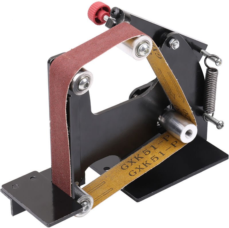 Vtizikl Adaptateur de Ponceuse à Bande pour Meuleuse d'Angle Accessoire de Ponçage de Polissage de Tube Filetage Métriqu...