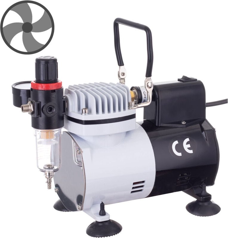 Thumbnail - Ölfreier Modell-Airbrush-Kompressor Mit Kolbenlüfter Af18-2