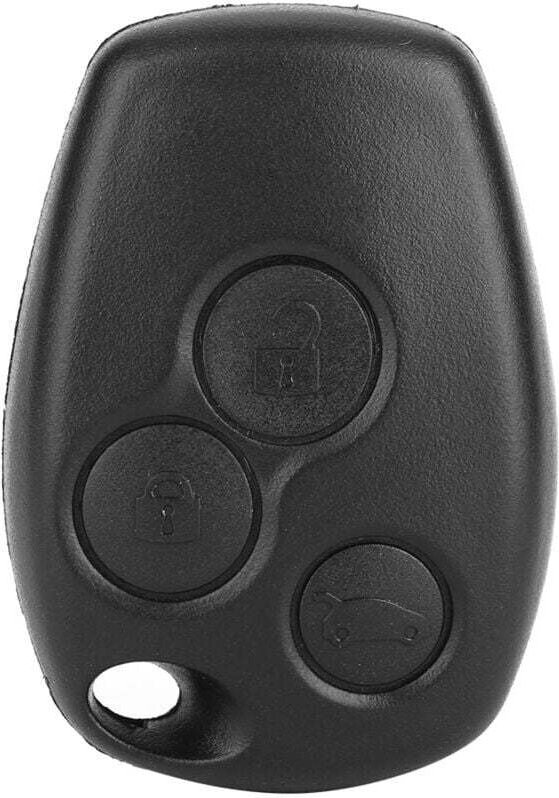 3 Tasten Autoschlüsselgehäuse Fernbedienung Autoschlüsselgehäuse, Für Renault Logan Sandero Clio Fluence Vivaro Master