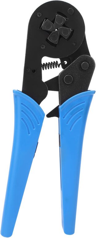 HSC8 Crimpzange für Rohrklemmen, verstellbare Crimpzange für Rohrklemmen, 4,0–16,0 mm² Stahlbacke (AWG 10–5,45), Siliziu...