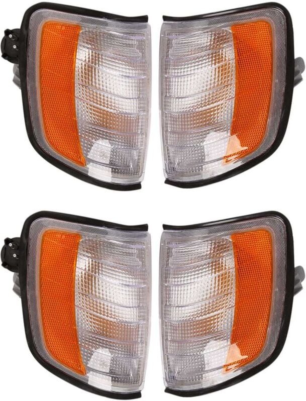 2X Auto Eck Leuchte Front Blinker Kontroll Leuchte für E Class W124 -1996 1248261243 1248261143