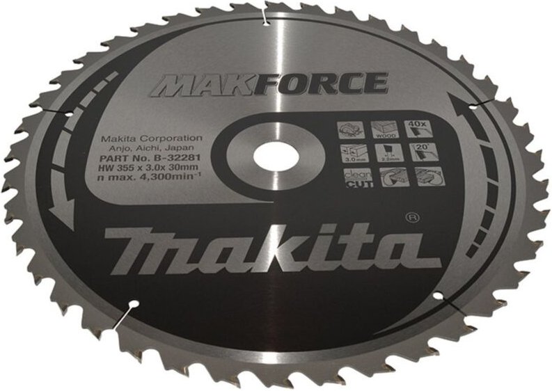 B-32281 hm 355/30/40D Scheibe - Makita