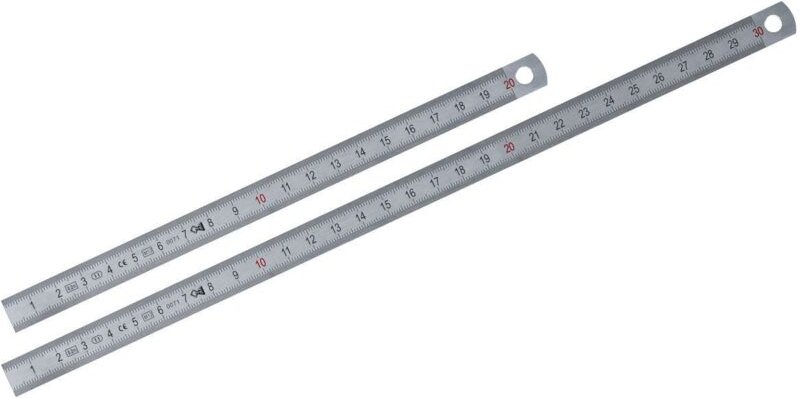 Lineal - flexibel matt Stahl 13 mm 250 mm Outifrance