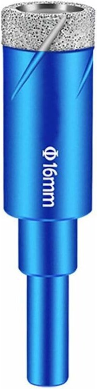 Diamantbohrer, Lochsägen-Bohrwerkzeug für Keramik, Glas, Marmor, Fliesen, Steinzeug (16 mm)