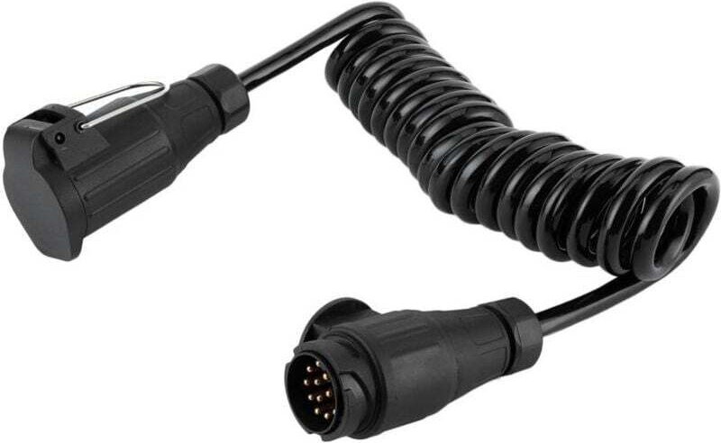 13-poliges Adapterkabel auf 13-poliges Adapterkabel, Anhängerstecker-Verlängerungskabel, Spiralkabel für Auto, Wohnwagen...
