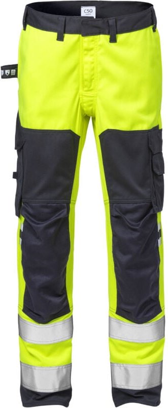 Fristads 129517-171-C62 Flamestat High Vis Stretchhose, Kl. 2 2161 ATHF Flamesta