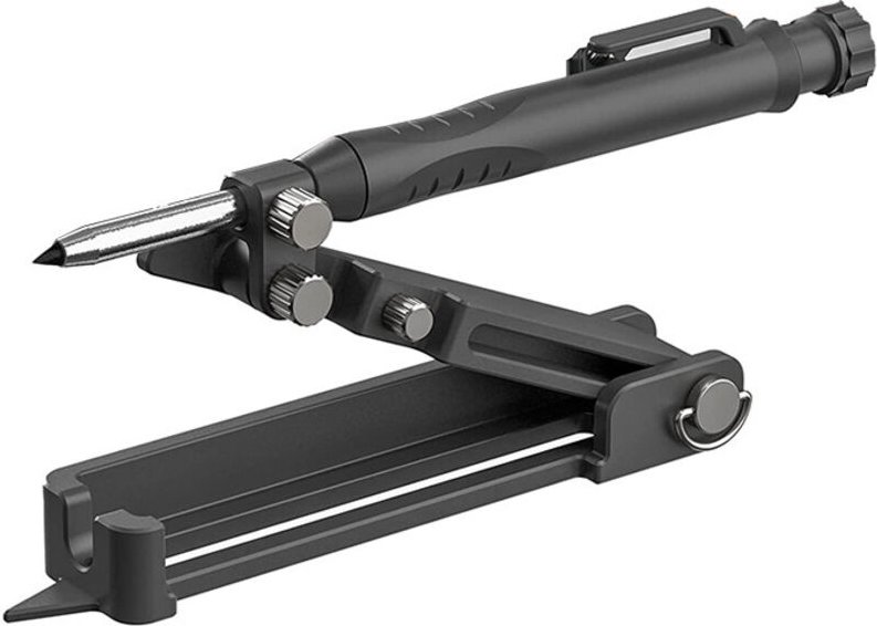 Verstellbares Multifunktions-Markierwerkzeug für die Holzbearbeitung, kompatibel mit Kunststoff-/Metallprofilen, 1 Stück