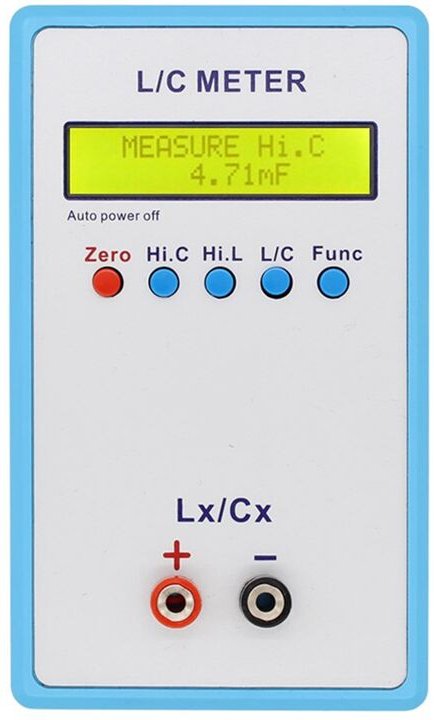 LC-200A Handheld Induktor & Kondensator Digitales LCD-KapazitäTs-InduktivitäTsmessgeräT LC-Meter 1PF-100MF 1UH-100H