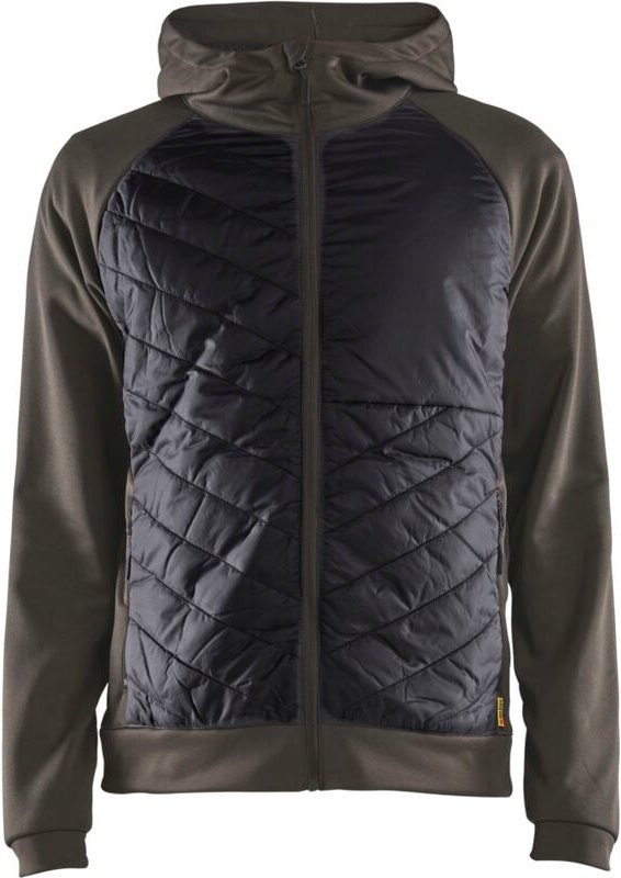 Hybrider Arbeits-Sweatshirt 3463 - Khaki/Schwarz 4XL