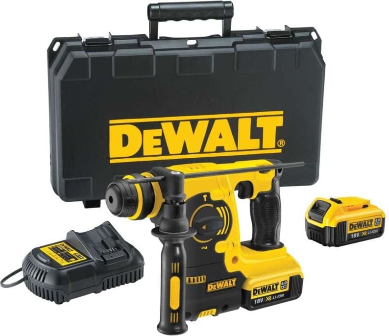 Werkzeuge - 18V Akku-Kombihammer sds Plus, 2x Akku 4,0 Ah, Ladegerät DCH253M2 - Dewalt