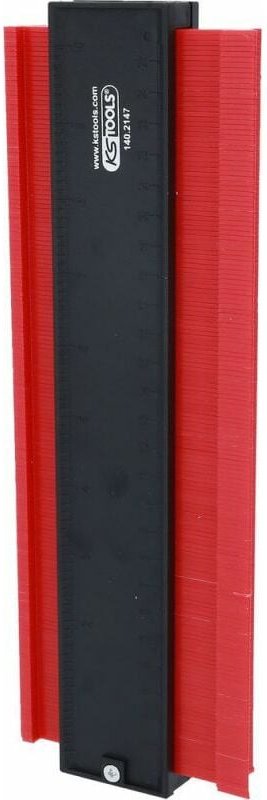 Ks Tools Konturen-Lehre, Kunststoff, 250 mm lang