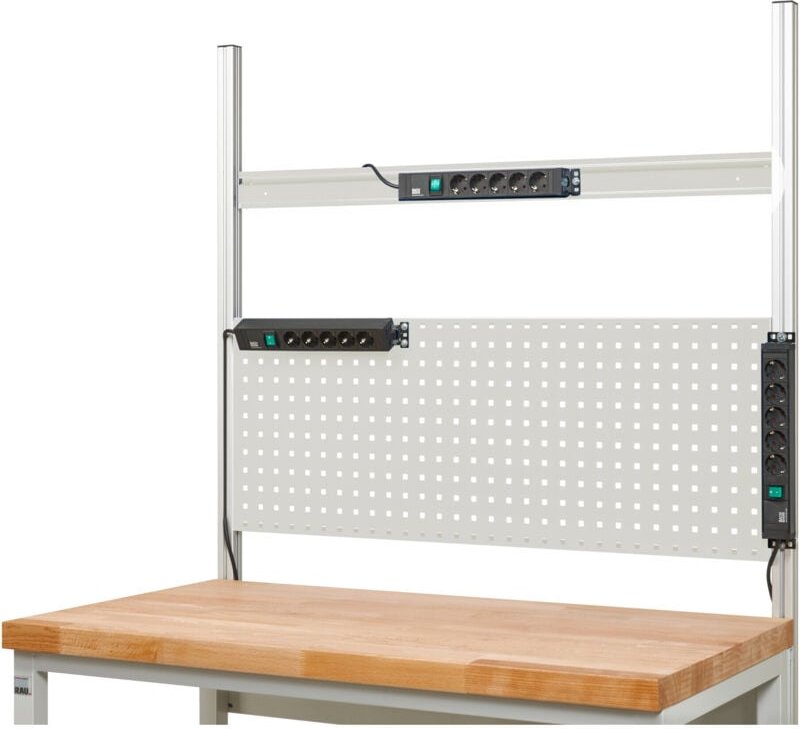 Energieleiste 500mm 5 Schukosteckdosen 230V 16A - RAU