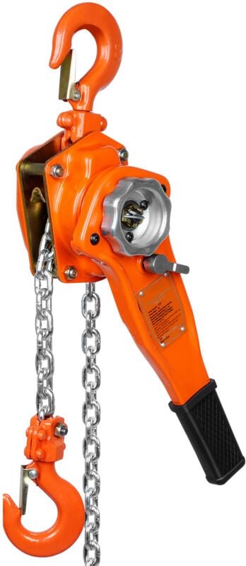 Mophorn - Kettenzug mit manuellem Hebel, 3/4 Tonnen, 1650 lbs Tragkraft, 10 Fuß Mitnehmer, G80 verzinkter Kohlenstoffsta...