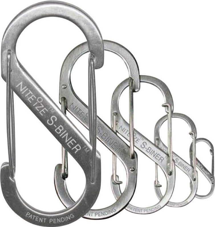NITE Ize NI-SB2-03-11 Karabiner S-Biner Gr. 2 50 mm x 22 mm 1 St.