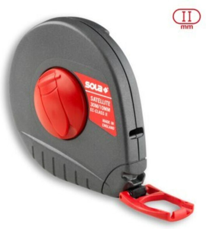 Sola - Stahlmaßband Satellite 20 m EG-Prüfzeichen Genauigkeit ii