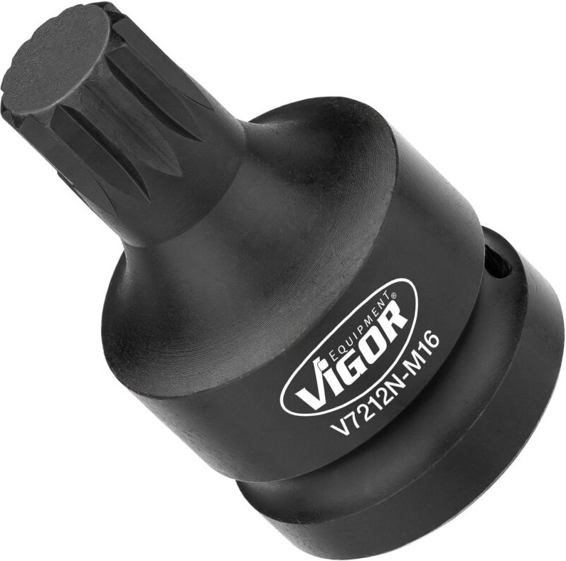 Schlagschrauber Schraubendrehereinsatz ∙ V7212N-M16 ∙ 3/4 Zoll (20 mm) Vierkant hohl ∙ Außen Sechskant Profil, Außen Dop...