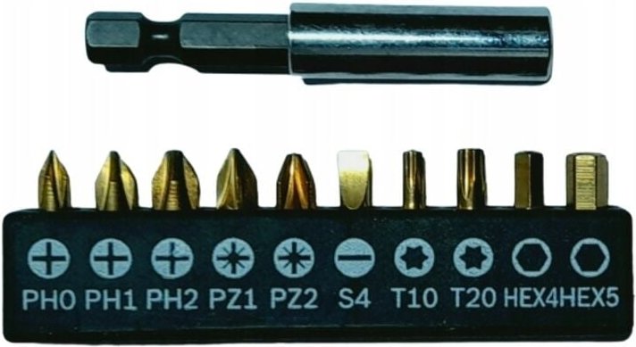Schrauberbit-Set, 10-tlg., inklusive Torx - Bosch