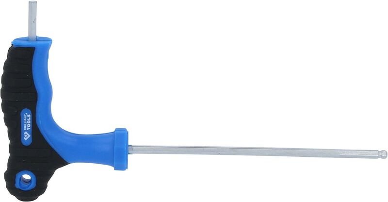 BRILLIANT TOOLS T-Griff-Kugelkopf-Innensechskant-Winkelstiftschlüsse 3,0 x 100 mm - BT041003