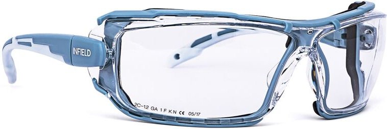 Infield Schutzbrille Milor pc hc af as uv, blau, 9232 006