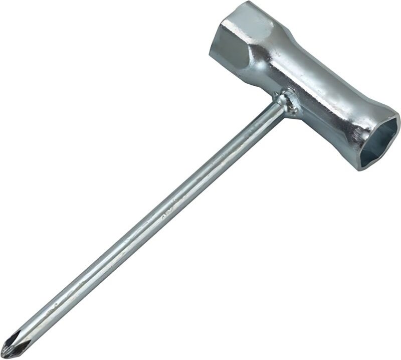 Zündkerzenschlüssel-Set 17 mm 19 mm + Sternschraubendreher für Freischneider und Kettensäge