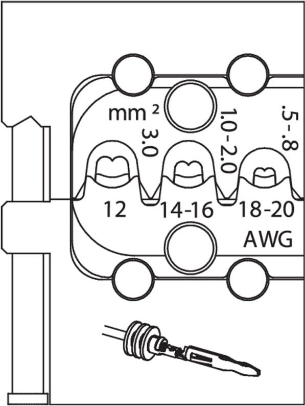 8140-20 Modul-Einsatz für Lamellenkontakt