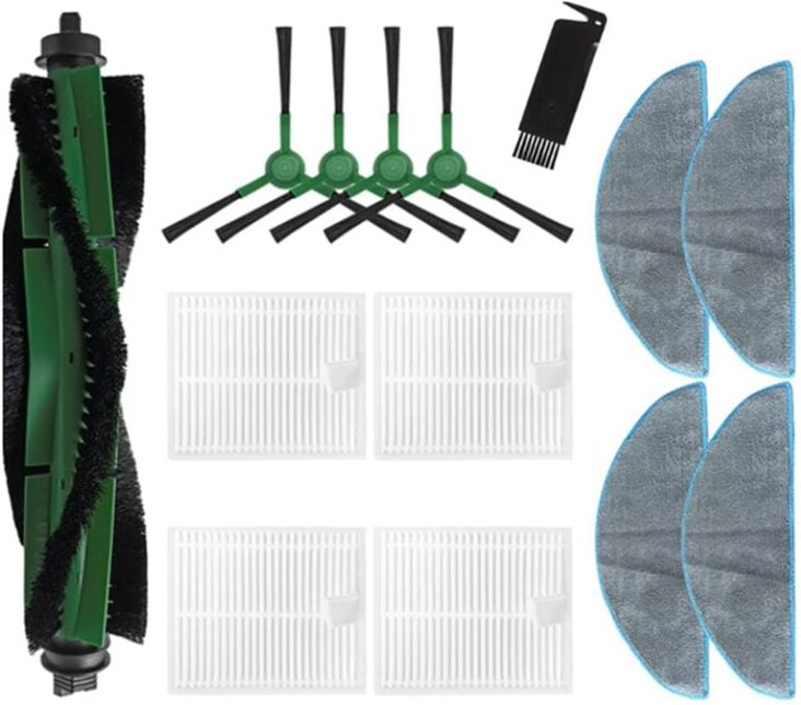 Staubsaugerzubehör Hauptseitenbürste HEPA-Filter Mopp