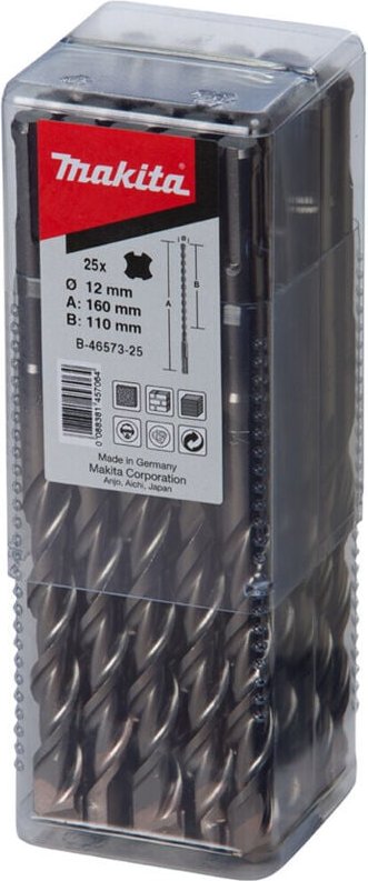 SDS-V-PLUS-Bohrer-Set 5x110 25 Stück B-46492-25 - Makita