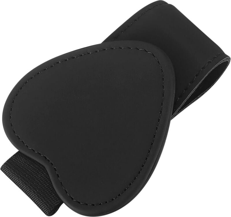 Ccykxa - Sonnenbrillenhalter fürs Auto – magnetischer Sonnenbrillenhalter aus Leder – universeller Sonnenbrillenhalter f...