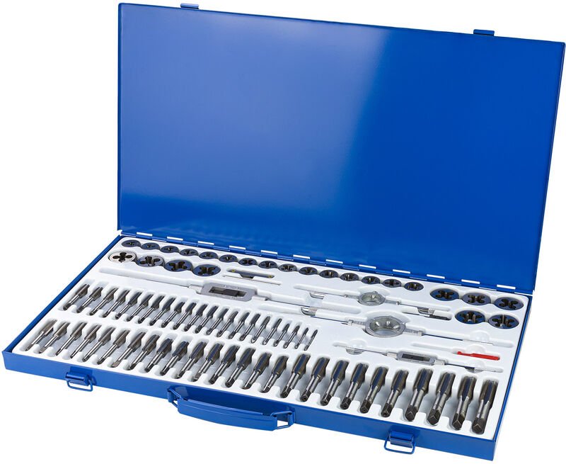 Dema - Gewindebohrer Schneideisen Gewindeschneider Satz Set 79 Teile M3-M16 Gewinde