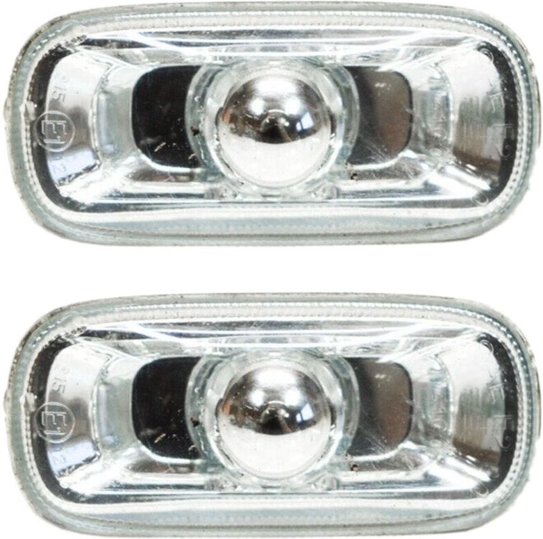 Tlily - Seite Marker Licht Gehäuse Kappe Klare Linse für A4 B6 B7 A6 8E0949127