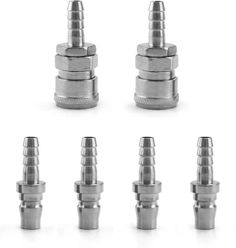 Stück Luftkompressordüsen, 8 mm pneumatischer Schnellverbinder männlich weiblich (SH20+PH20)