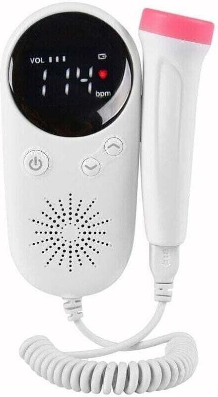 Pränataler Doppler-Baby-Herzmonitor für Zuhause, LCD-Display, fetale Stimmaufzeichnung, Produkt für die tägliche Pflege ...