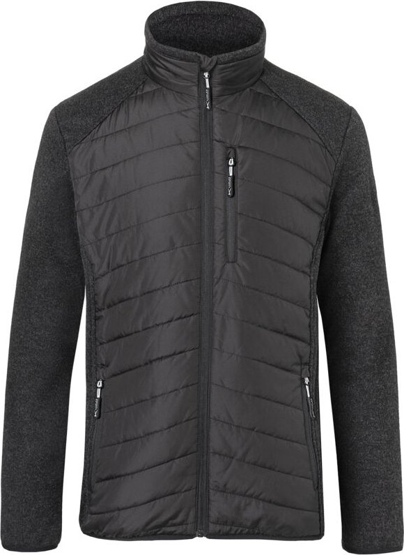 Kübler Hybridjacke weather schwarz/dunkelgrau Gr. xs