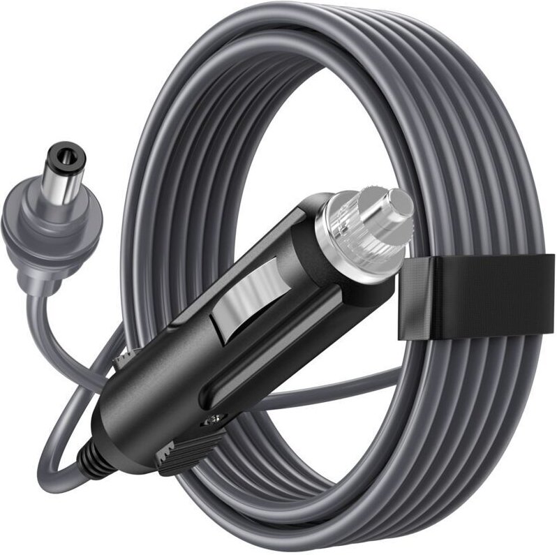 Starlink Mini 3 Meter langes Autoladegerät, kompatibel mit DC5521 – Wasserdichtes und staubdichtes Stromkabel