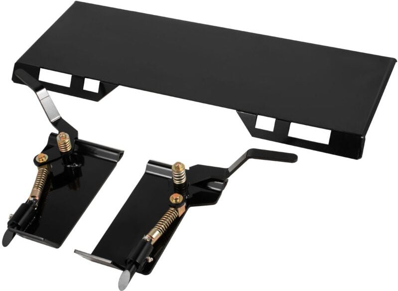 Mophorn - Kompaktlader-Aufsatz, 1/4-Zoll-Schnellkupplungsplatte, Innenbreite 45 Zoll, 18,5 Zoll Höhe, Universalaufsätze ...