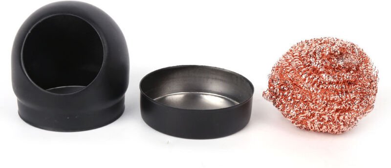 Keenso Lötspitzenreiniger für Zubehör und Hardware, Black Flag, verhindert Oxidation, keine Lötperlen, Zinnabsauggerät z...