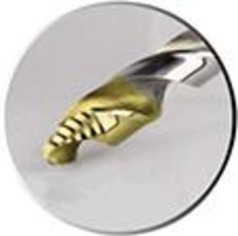 74562 hss tin-tip Spiralbohrer din 338 1 Set - Exact