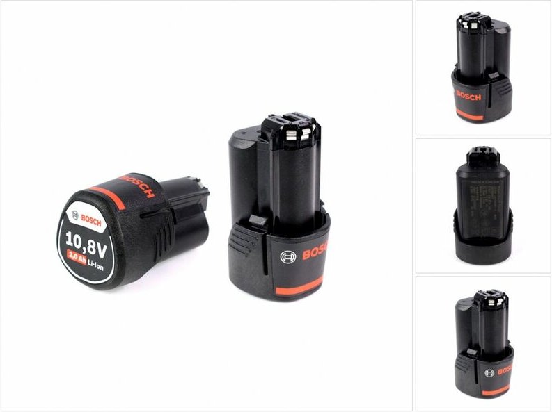 Bosch Professional - Bosch Akku Starter Set 2x gba 10,8 v 2,0 Ah / 2000 mAh Li-Ion Professional ( 2607336879 )