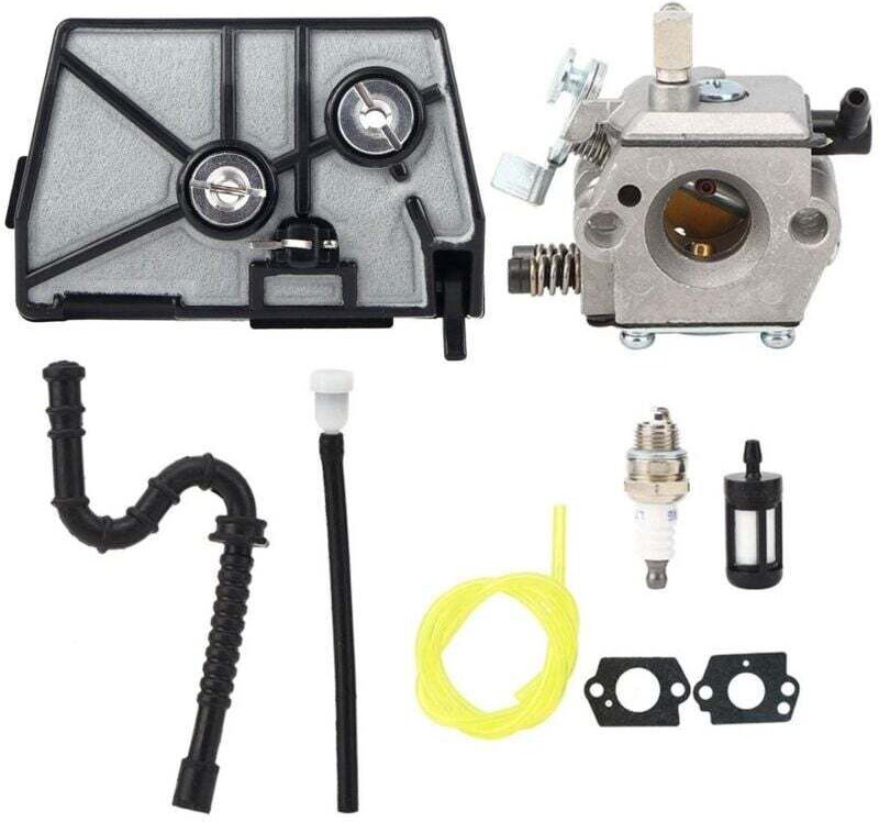 Vtizikl Kit de carburateur, carburateur en aluminium moulé sous pression pour tronçonneuse 028 avec kit de carburateur A...