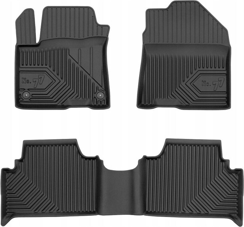 Hyundai Kona Ev Electric 2018-2023 Gummimatten Durch 77